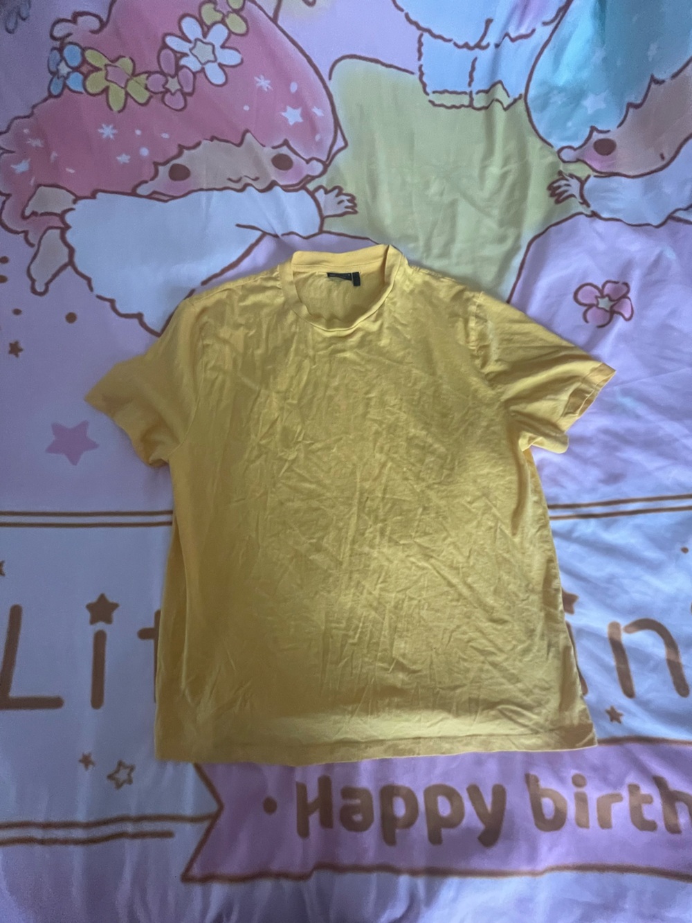 Yellow Crewneck Tee